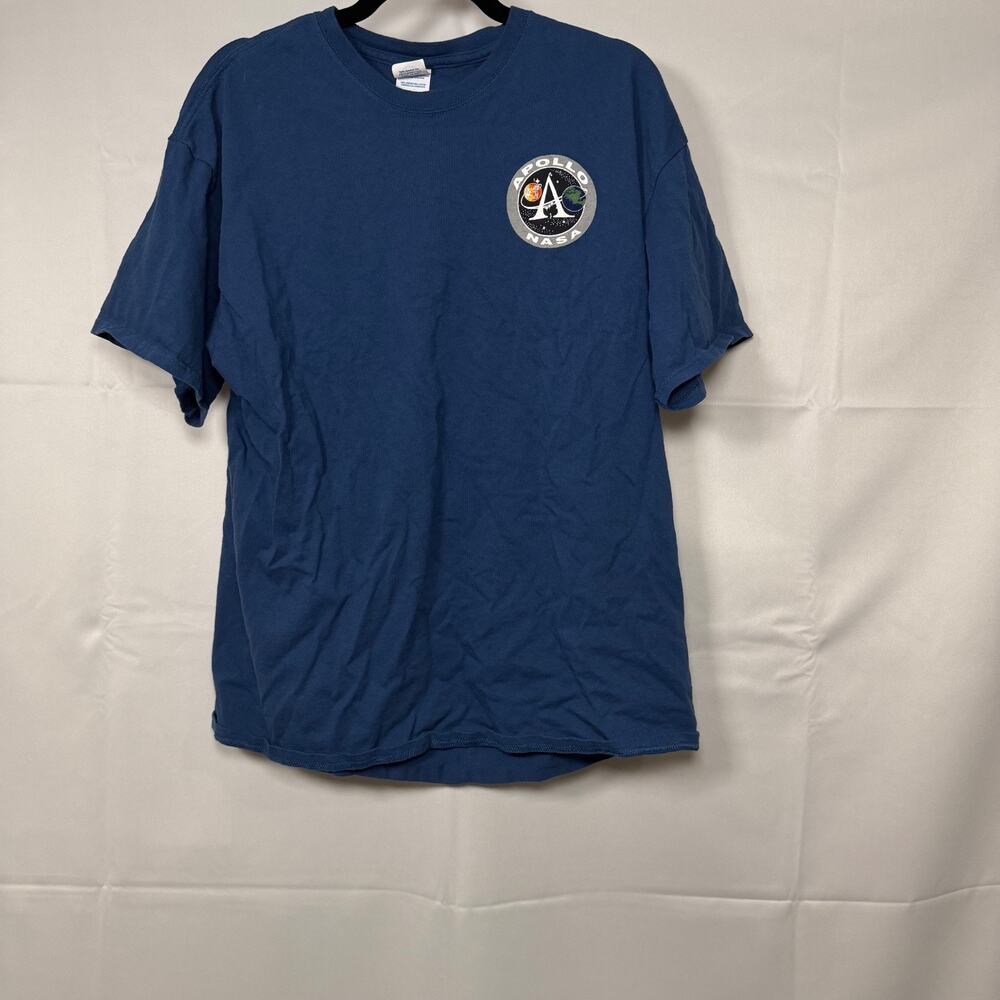 NASA Apollo Program T-Shirt, Navy Blue, size XL